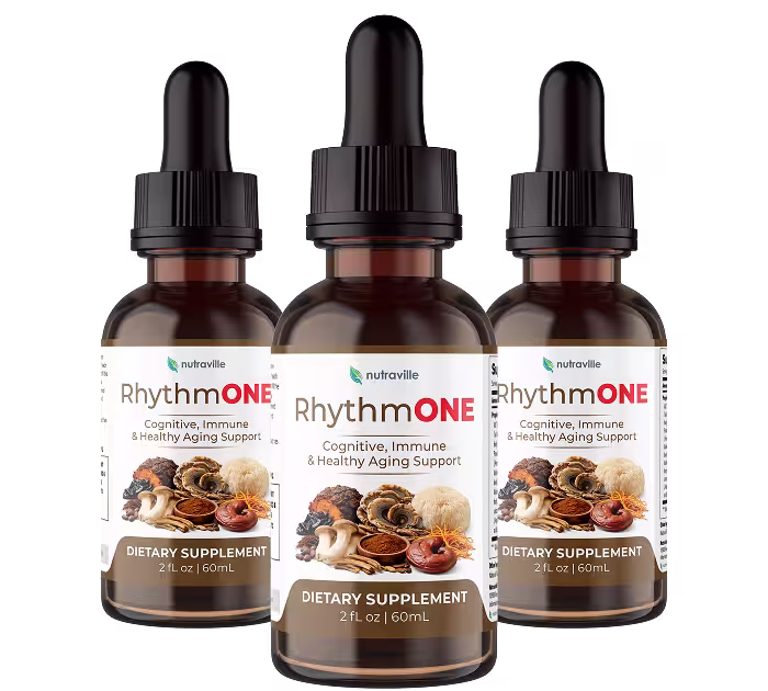 Rhythmone® cognitive wellness liquid drops — 3 bottle pack